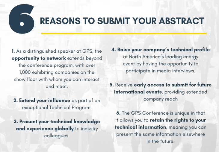 REASONS TO SUBMIT YOUR ABSTRACT (1)