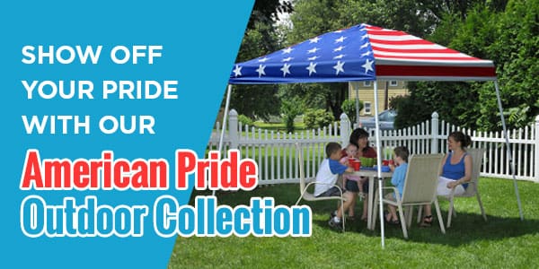 Show off your pride with our American Pride Outdoor Collection