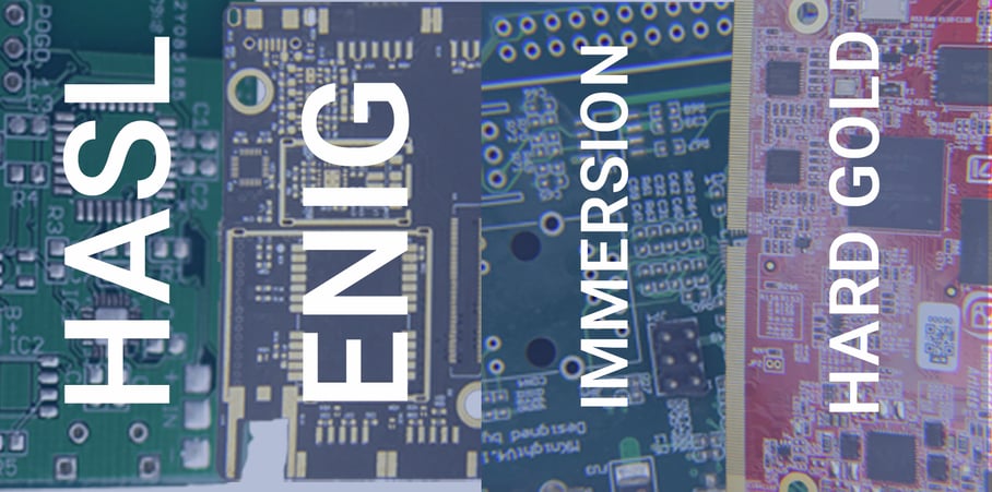 PCB Surface Finish Types Explained: HASL, OSP, ENIG, Immersion and More