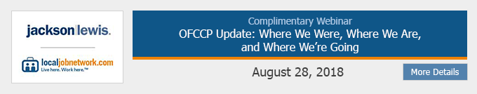 OFCCP Update: Where We Were, Where We Are, and Where We're Going Webinar