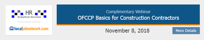 Complimentary OFCCP Webinar