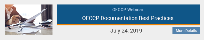 OFCCP Webinar: OFCCP Documentation Best Practices