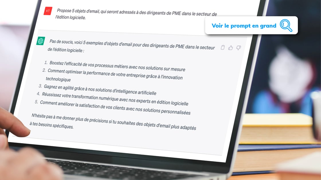Voir le prompt ChatGPT