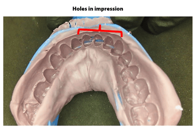 impression holes