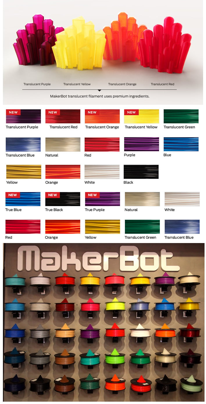 makerbot filaments