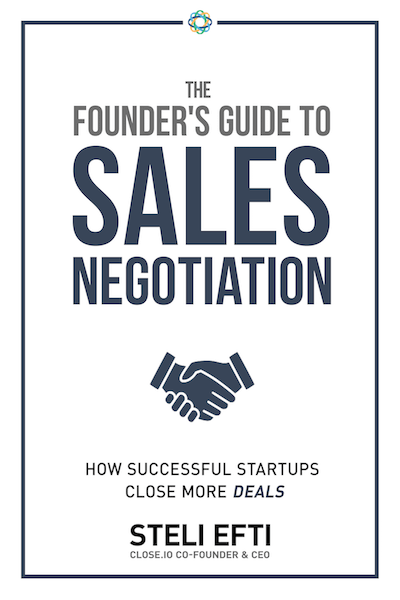 Download my latest book on sales negotiations
