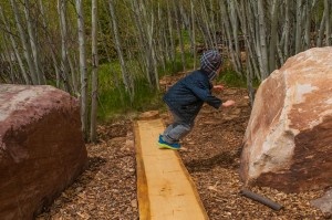 Natural Outdoor Playground at Walking Mountains Science Center in Avon Colorado