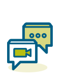 Possibilité de lancer un clavardage vidéo