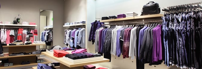 How are department stores improving the garment supply chain process?