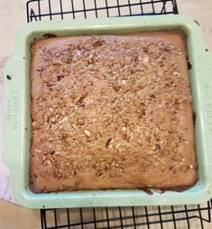 Finished Coffee Cake pulling at sides.jpg