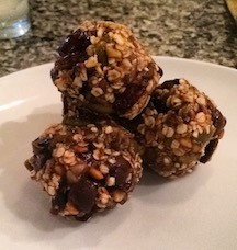 cranberry chocolate balls