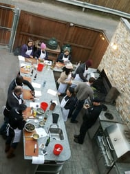 grilling class aerial