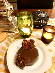 panna cotta with brittle