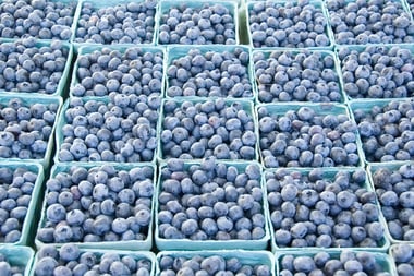 Cartons of blueberries at farmer's market.jpeg