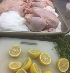 turkeys with lemon
