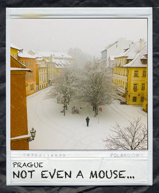 snow-prague