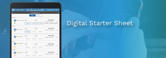 Digital Starter Sheet