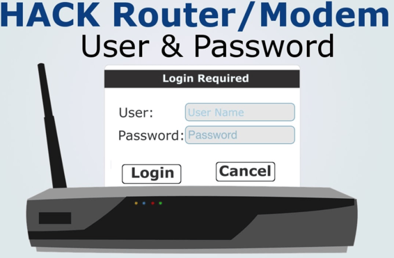 hack router  modem illustration  rx