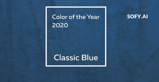 App UI trends for 2020: PANTONE 19-4052 “Classic Blue” Color of the Year