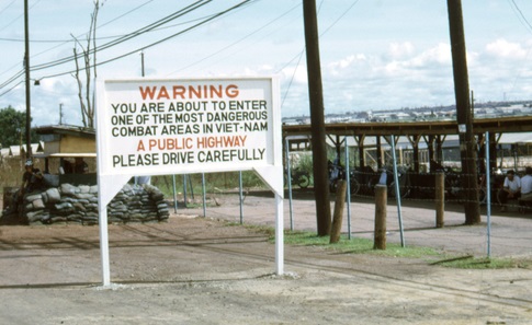highway warning - crop
