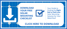 S-5! Download Your Free Solar Mounting Checklist