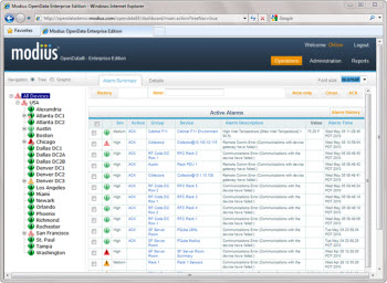 data center alarms monitoring management standard edition