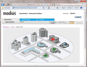 Multisite Data Center Monitoring by Modius OpenData