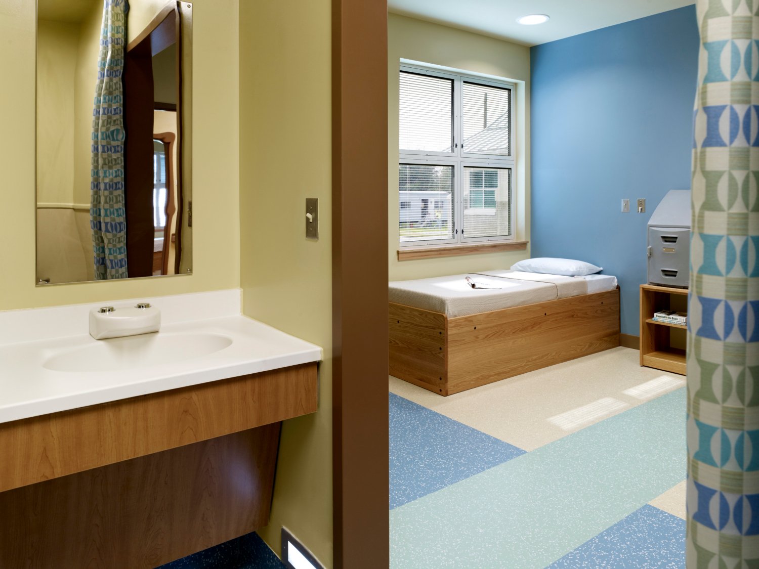 Bathroom in Behavioral Health Facility