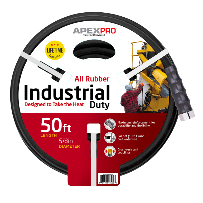 Black Rubber Garden Hose | Industrial Duty | Apex Hose