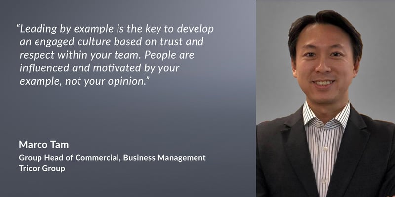 Marco Tam - Group Head of Commercial, Business Management shares his insights