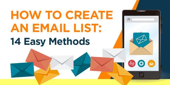 How to Create an Email List: 14 Easy Methods