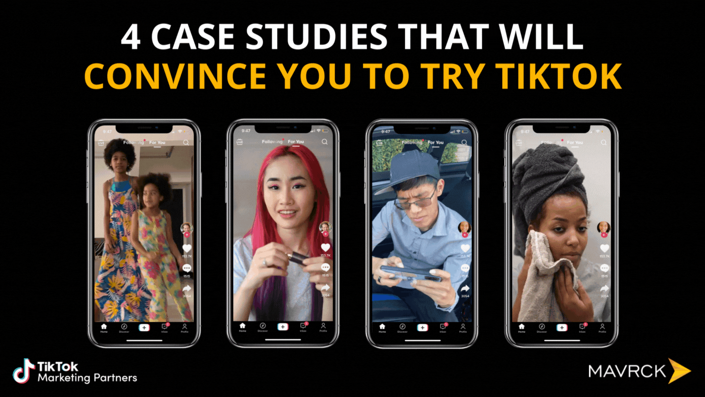 4 TikTok case studies just for you