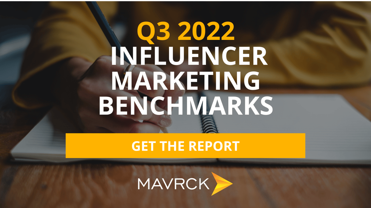 Q3 Influencer Marketing Benchmarks