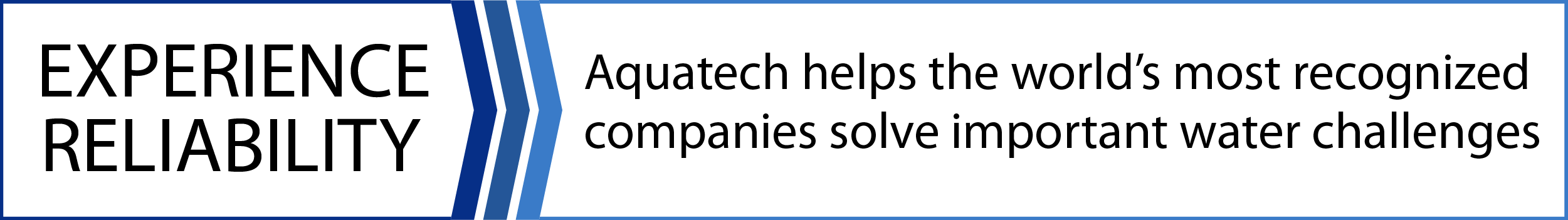 aquatech provides experience and reliability to our clients