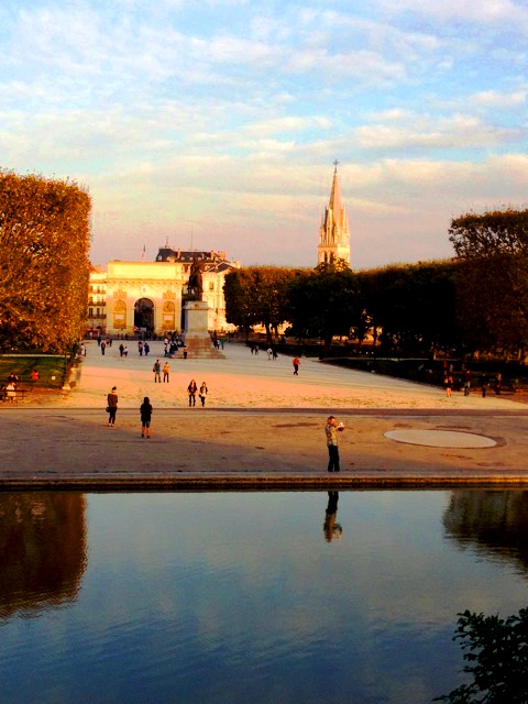 Place Royal du Peyrou, ein kleinerer Park Montpelliers