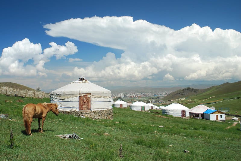 Jurten-Übernachtung-Mongolei