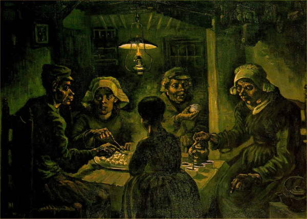 van gogh potato eaters