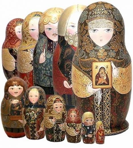 modèle entreprise résiliente poupées russes