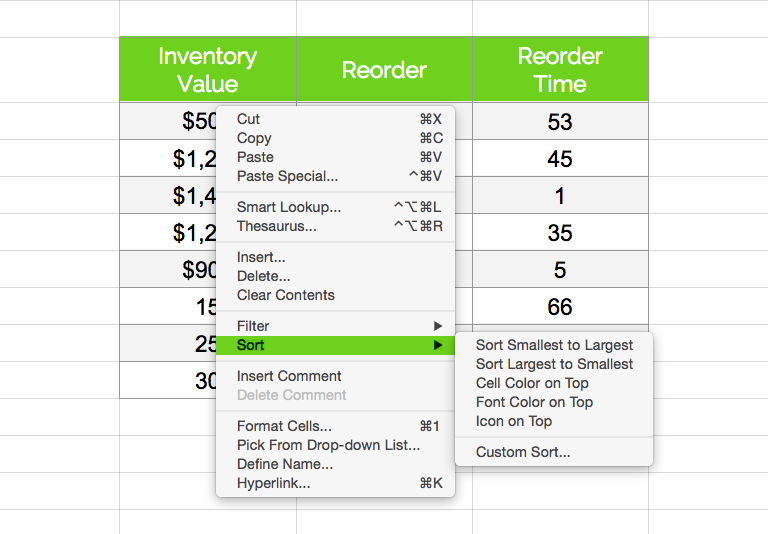 inventory manager excel