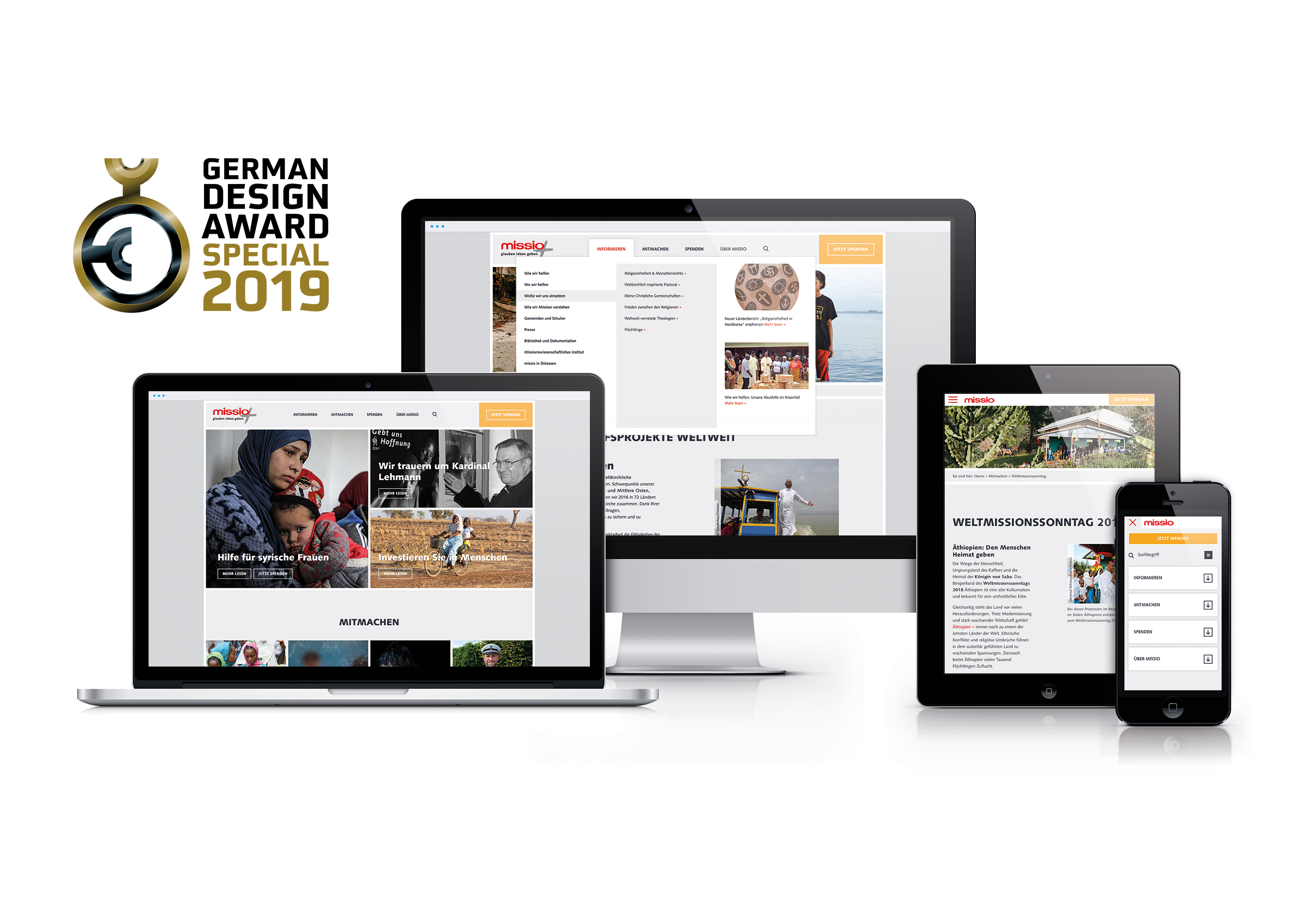 jungmut-german-design-award-missio-website