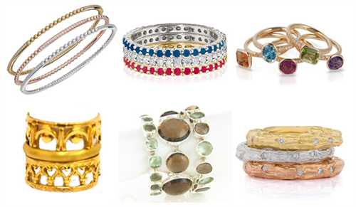 Stackable jewelry