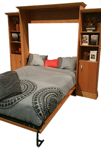 Thermwood Vertical Wall Bed in the down position Thermwood垂直壁挂在下位置