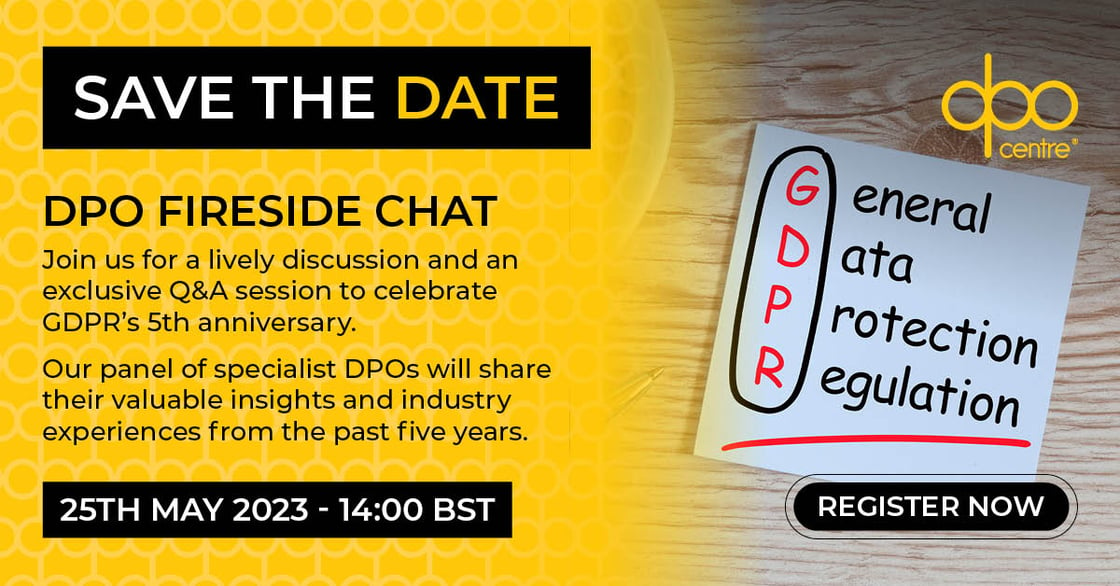 Save the date: Fireside chat GDRP anniversary