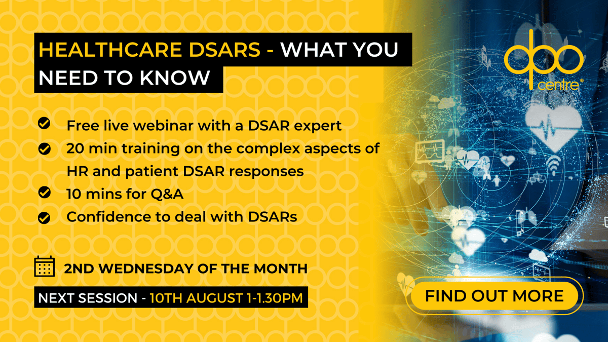 Healthcare DSARs - 10th August 2022 