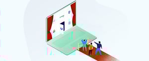 prop tech marketplace illustration
