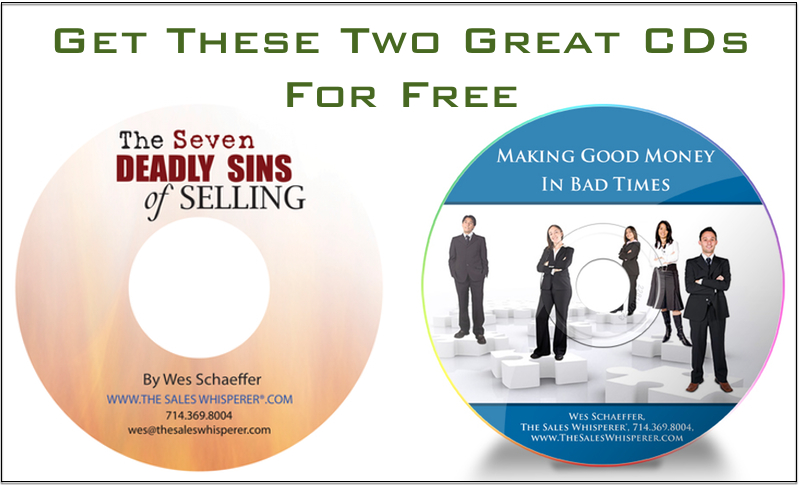 Get These Two Great Sales Training CDs For Free