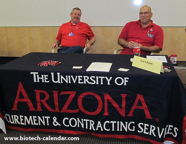 Vendors from The University of Arizona Procurement and Contracting Services smile for the camera.