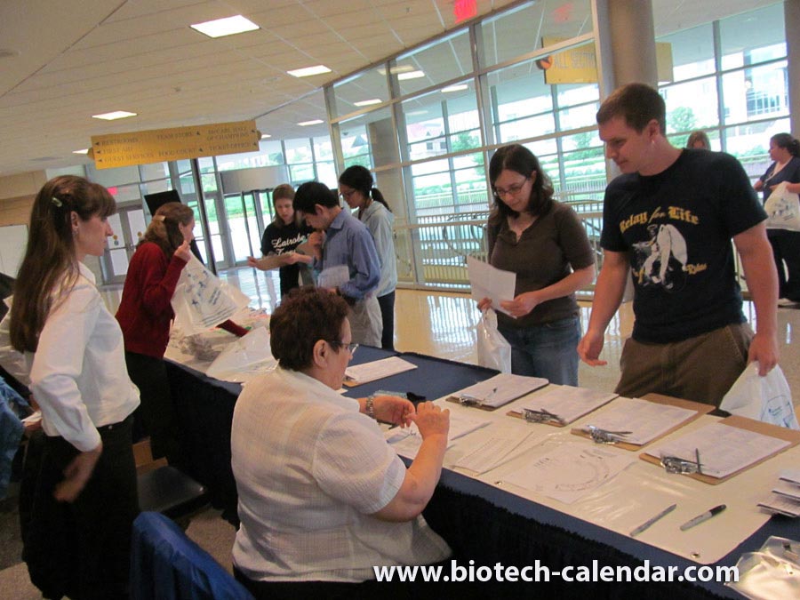 Researchers register for the 2013 BioResearch Product Faire™