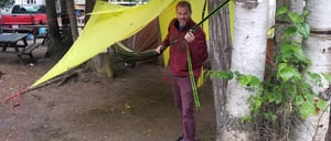 Leading a troop of Scouts to the Pacific Jamboree