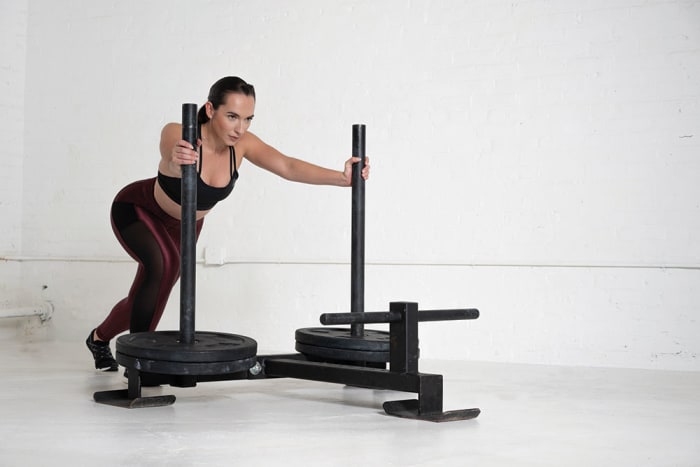 sled push training for 2019 fitness refresher course